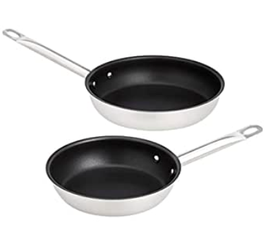 stainless steel and non-stick coating