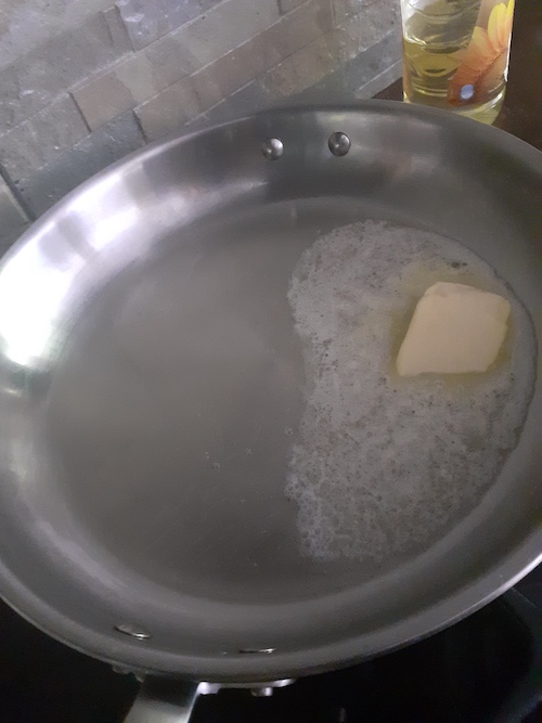 3 oil and butter