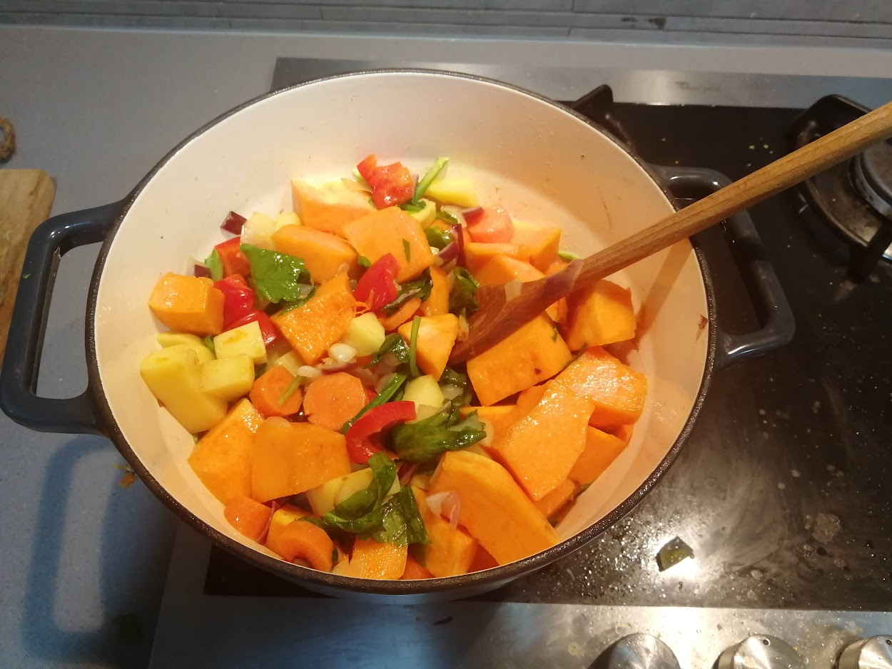 braising vegetables