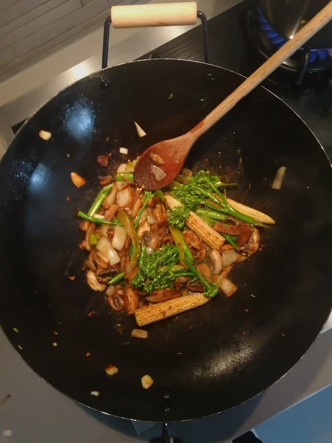 Preferred cooking methods for vegetables at home