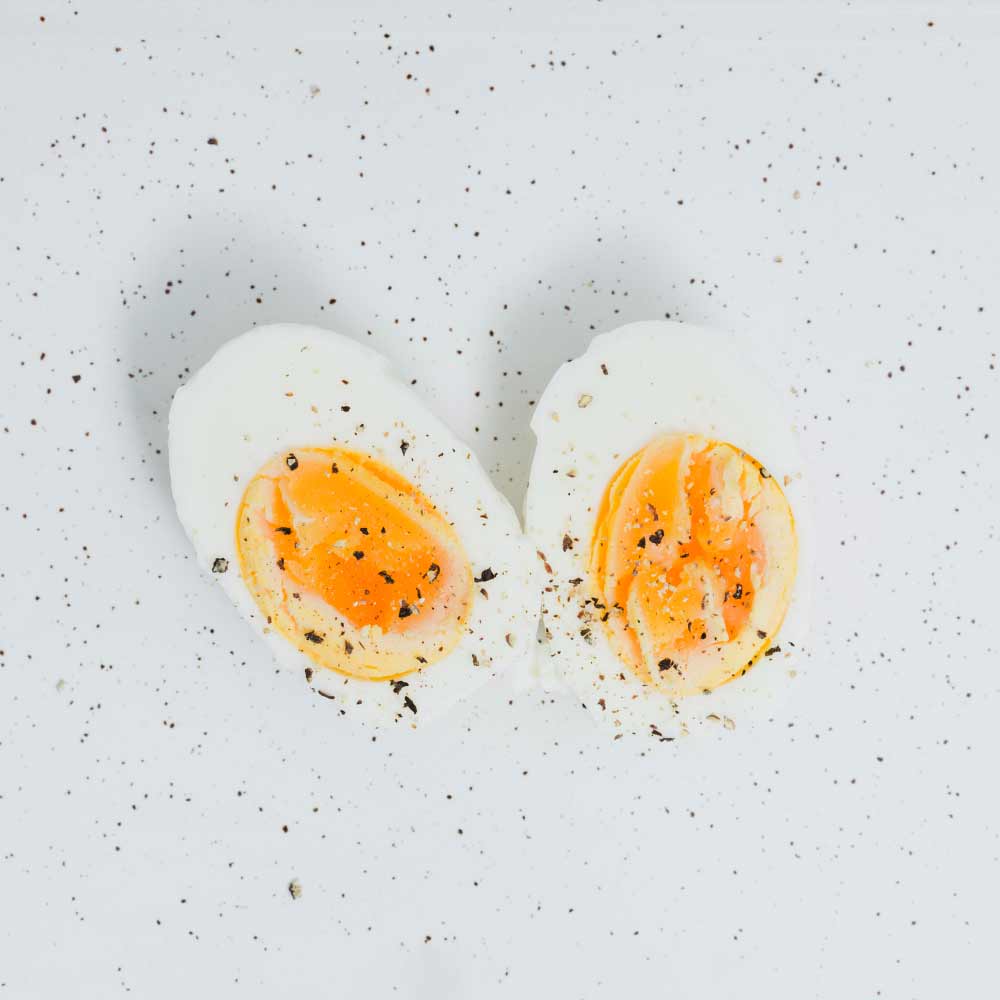 hard-boiled eggs