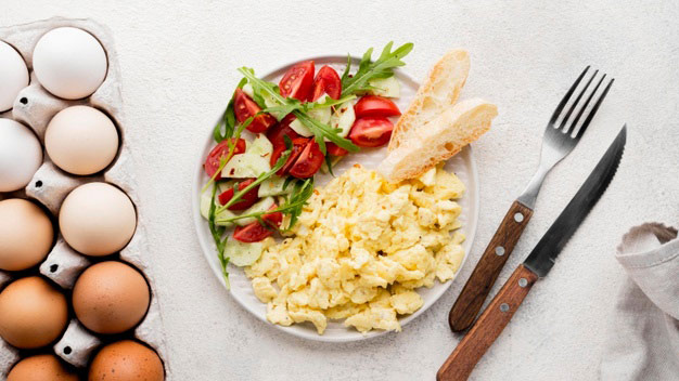 scrambled eggs