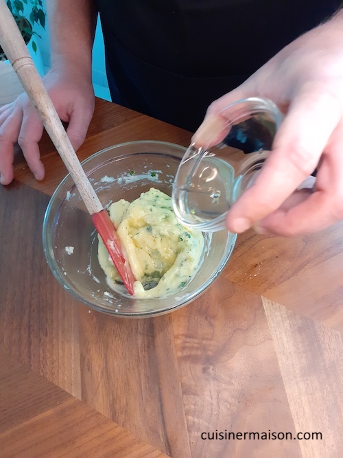 add vinegar for preservation
