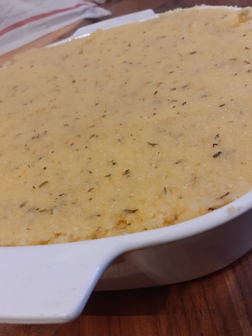 Polenta dish