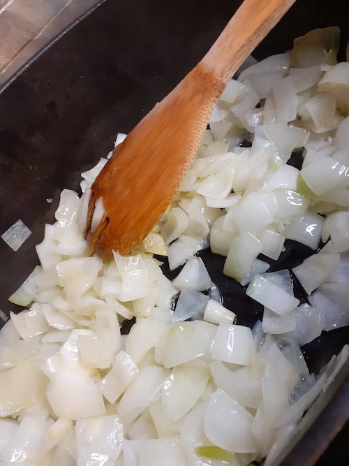 Sauté the onions