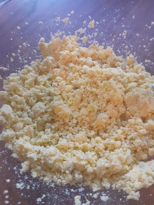 Mimosa egg yolk