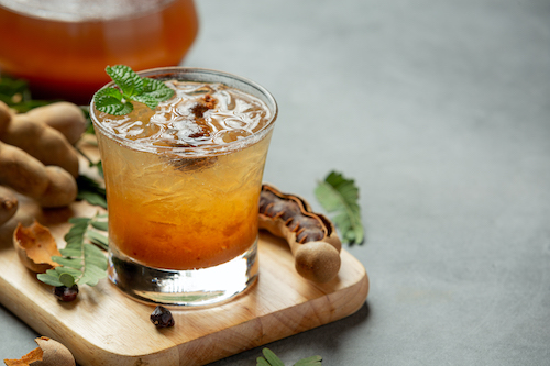 Refreshing Mexican tamarind drink