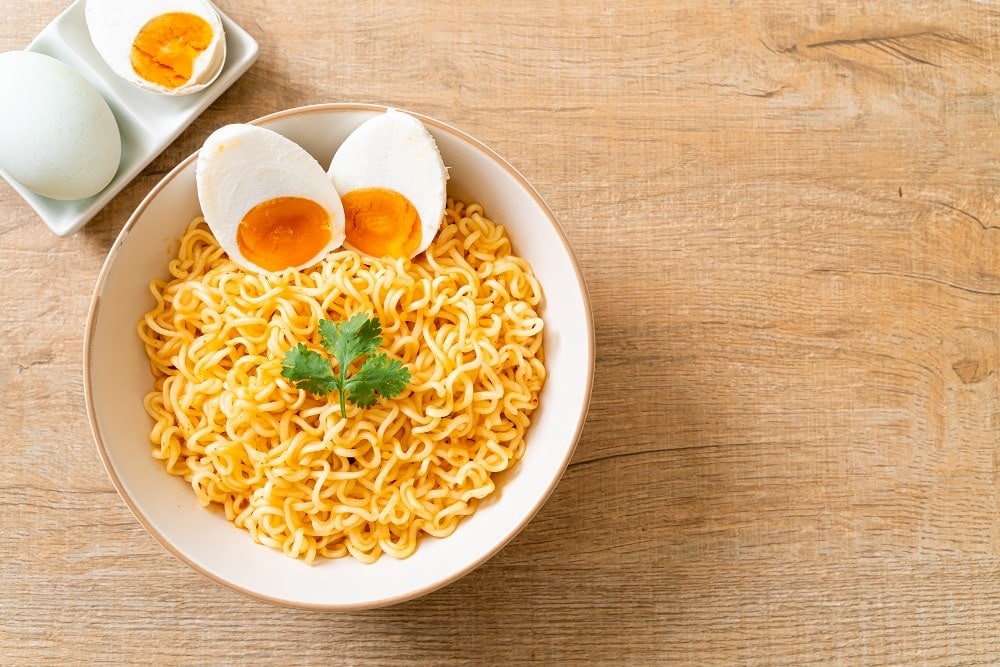 What are egg noodles made of