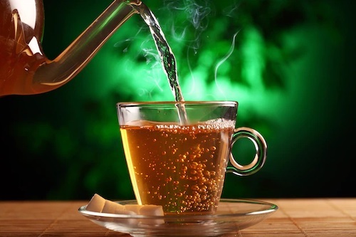 hot-green tea