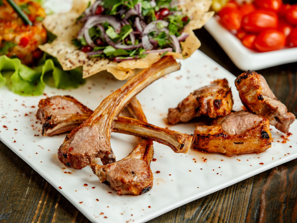 Lamb tastes like deer