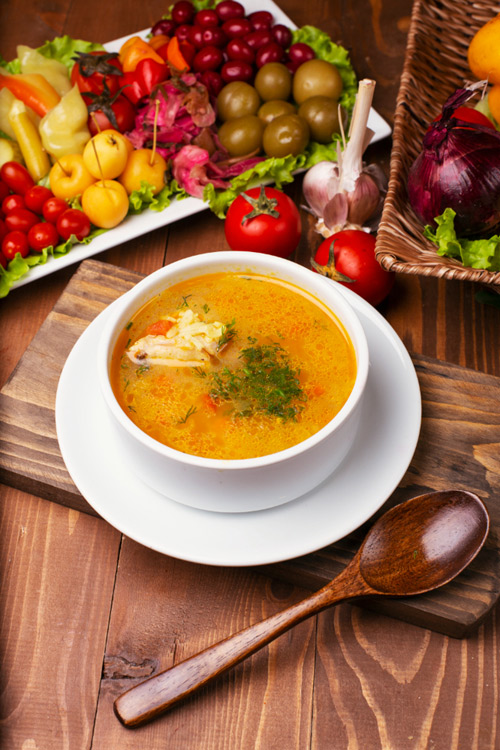 Chicken broth