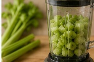 How to make celerie-juice in a blender