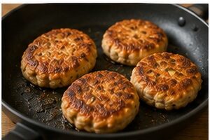 How to make egg-free salmon pancakes