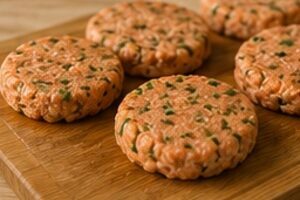 How to make egg-free salmon pancakes