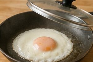 How-to-make-a-over-medium-egg-without-flip-it