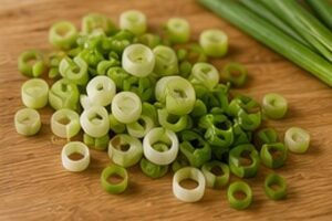 How to cut green onions