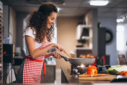 Cooking at home