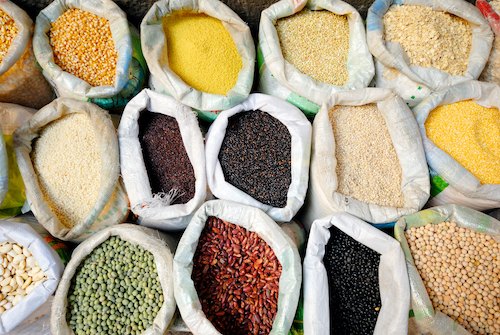 Cereals and legumes