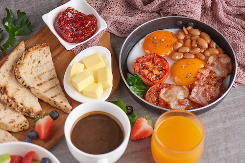 An English Breakfast for Sunday Brunch