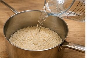 How much water does it take to cook basmati rice?